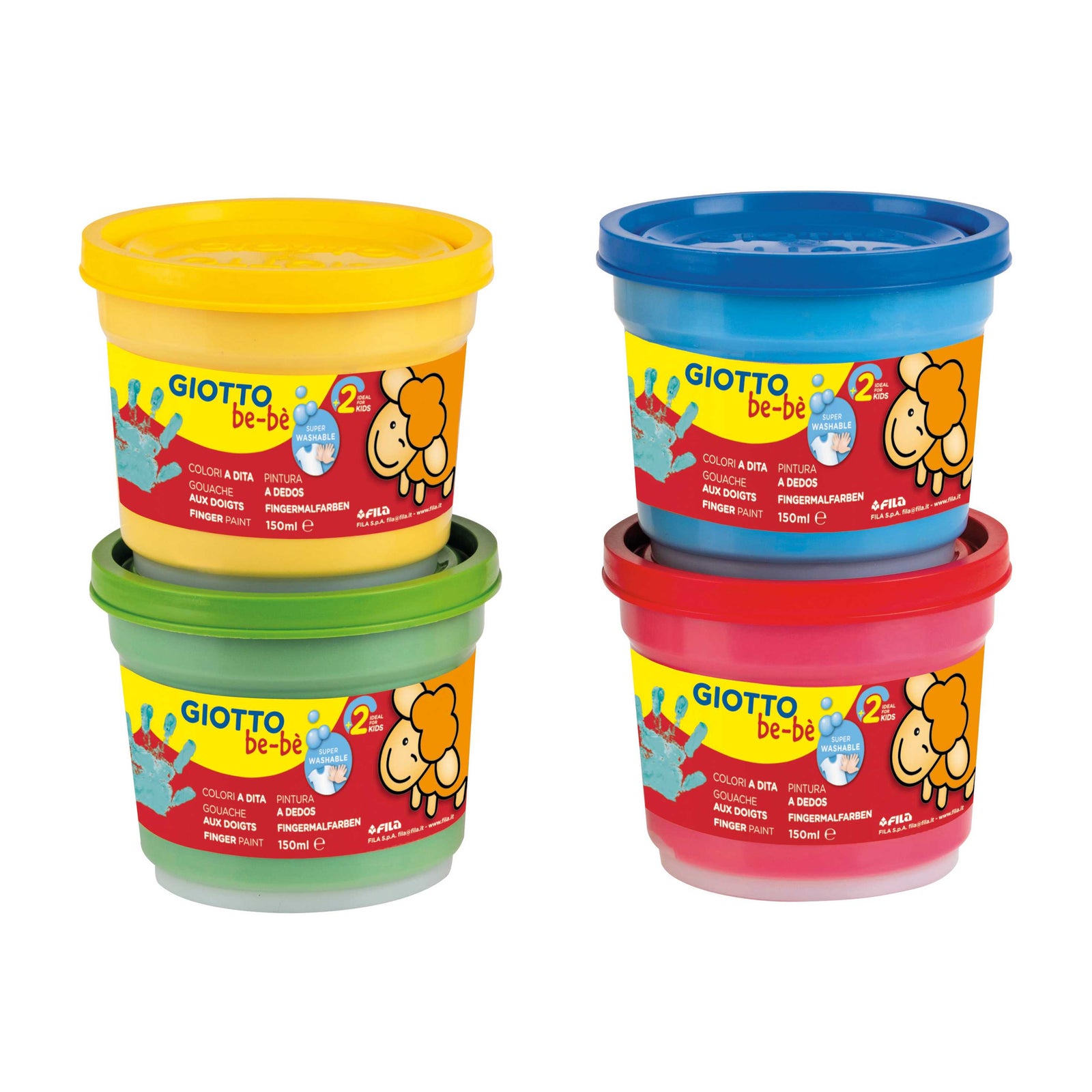 GIOTTO be-bè ujjfesték 4 x 150 ml