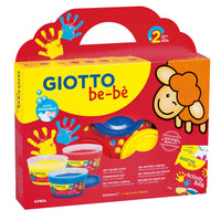 GIOTTO Be-Be ujjfesték készlet 3 x 150 ml foglalkoztató füzettel