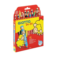 GIOTTO be-be vastag kerek színes ceruzák – 12 szín