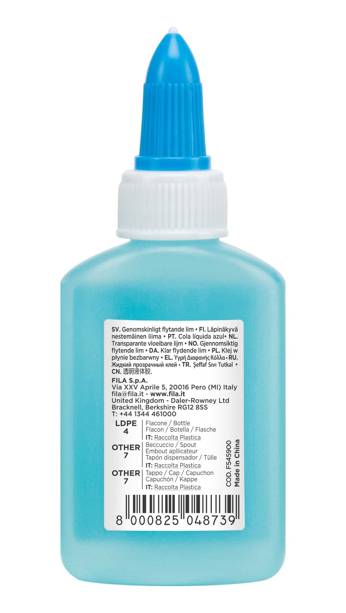 GIOTTO Blue Glue folyékony kék ragasztó precíziós adagolóval 40 ml