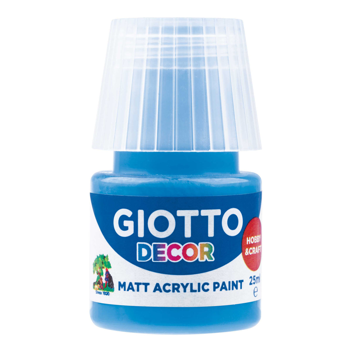 Giotto Decor matt akrilfesték 25 ml – ciánkék