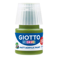 Giotto Decor matt akrilfesték 25 ml – olívazöld