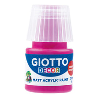Giotto Decor matt akrilfesték 25 ml – bíbor