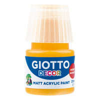 Giotto Decor matt akrilfesték 25 ml – sötétsárga
