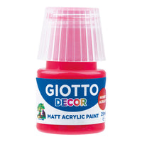 Giotto Decor matt akrilfesték 25 ml – vermillió vörös