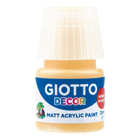 Giotto Decor matt akrilfesték 25 ml – aranysárga