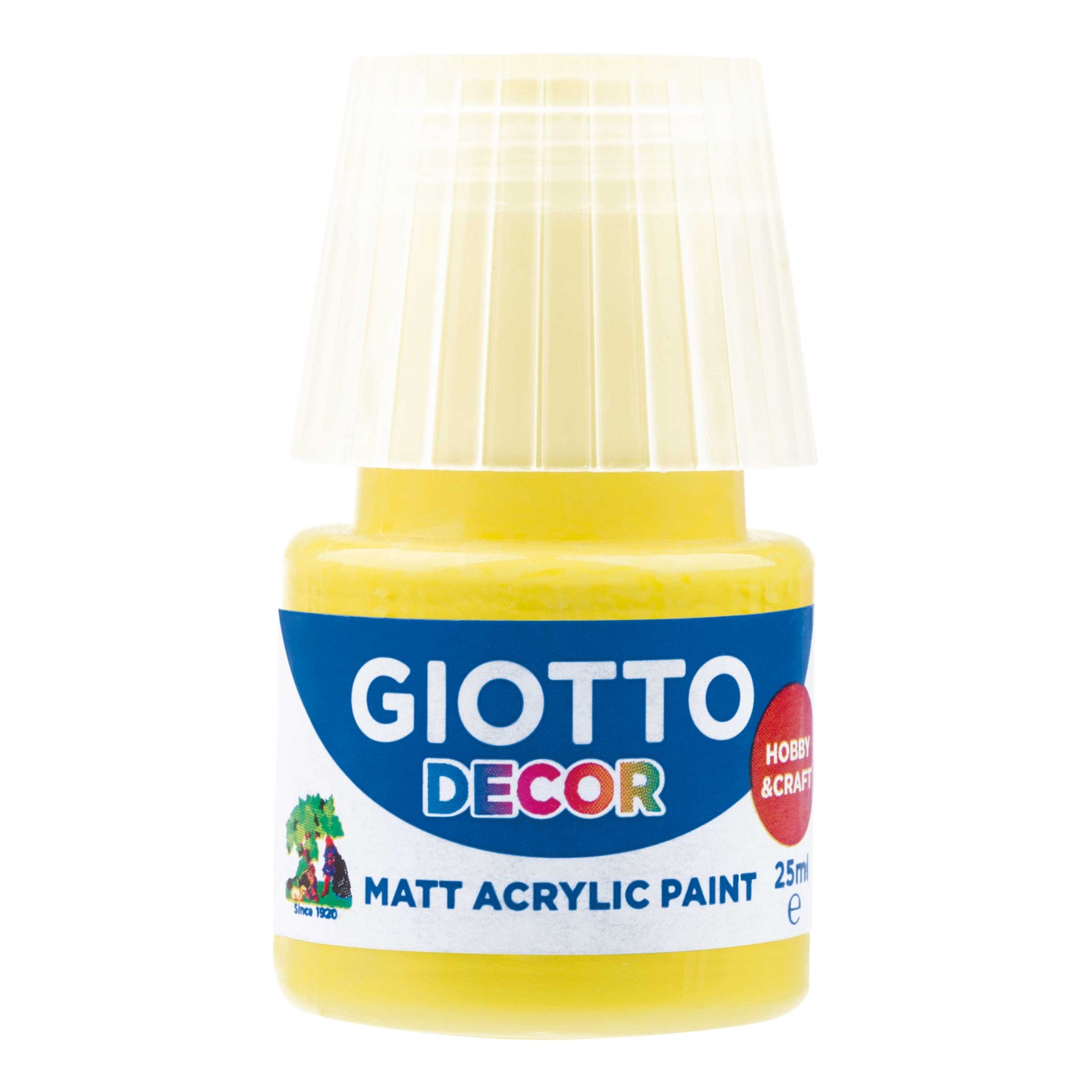 Giotto Decor matt akrilfesték 25 ml – sárga