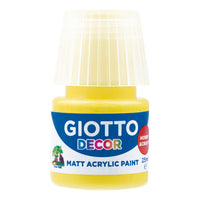 Giotto Decor matt akrilfesték 25 ml – sárga