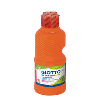GIOTTO Extra Quality Fluo fluoreszkáló tempera 250 ml – narancssárga