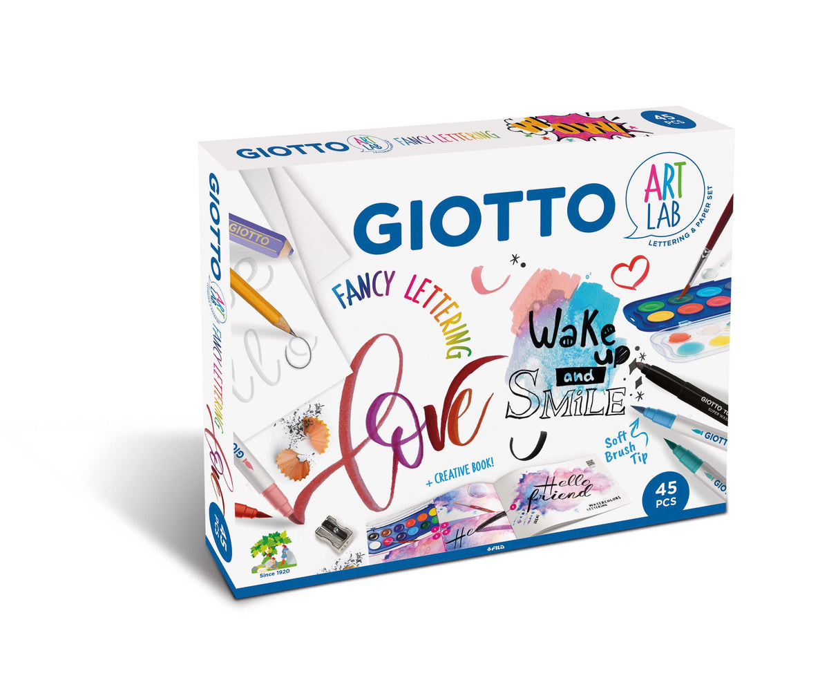 GIOTTO Fancy Lettering kreatív készlet - 45 db-os