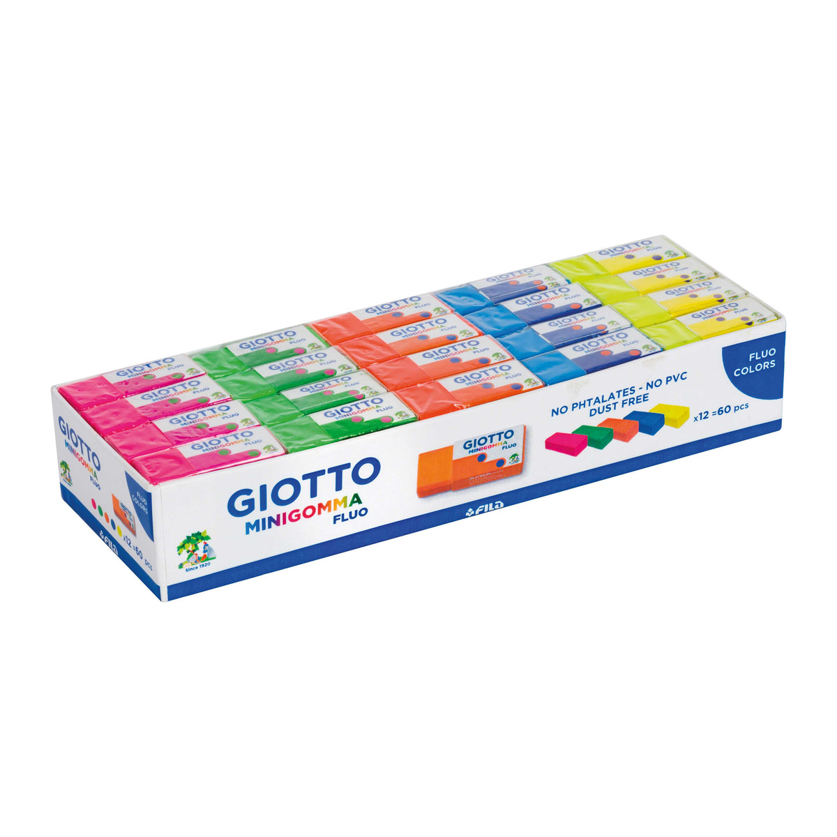 GIOTTO Mini fluoreszkáló radír 1 db