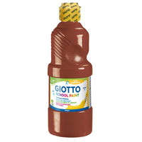 GIOTTO School Paint lemosható temperafesték 500 ml – barna
