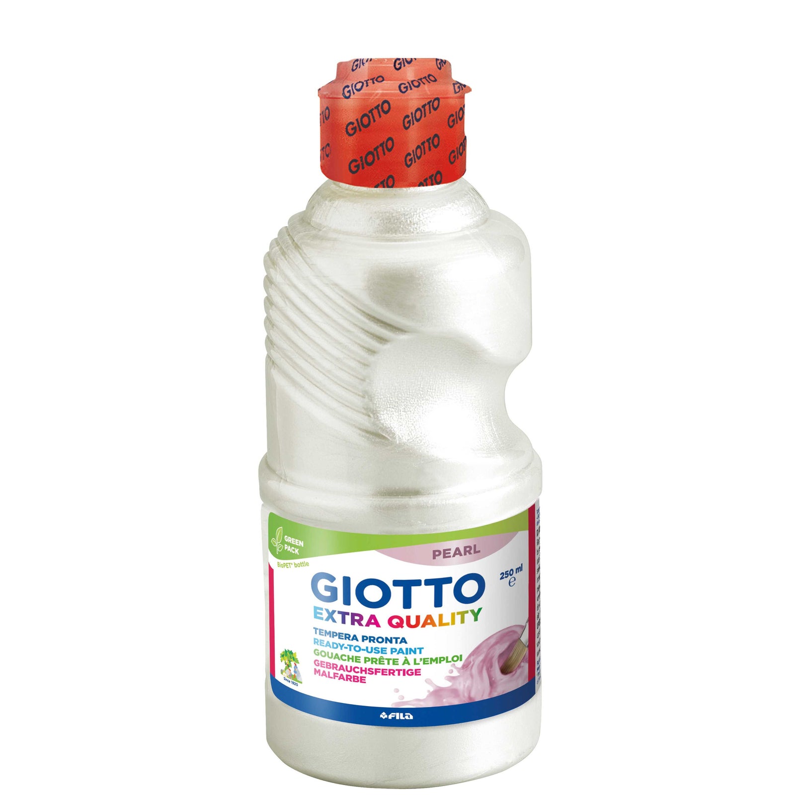 Giotto gyöngyház temperafesték 250 ml – fehér