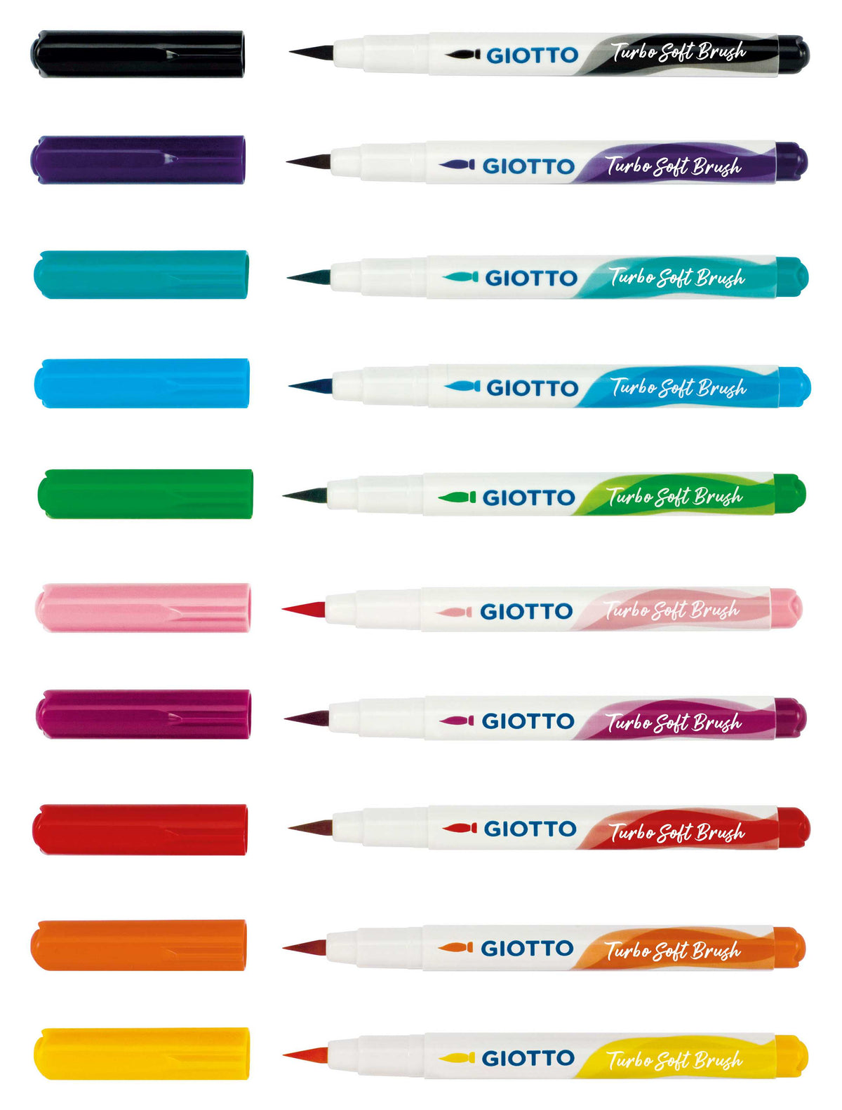 GIOTTO Turbo Soft Brush ecsetfilc készlet - 10 db
