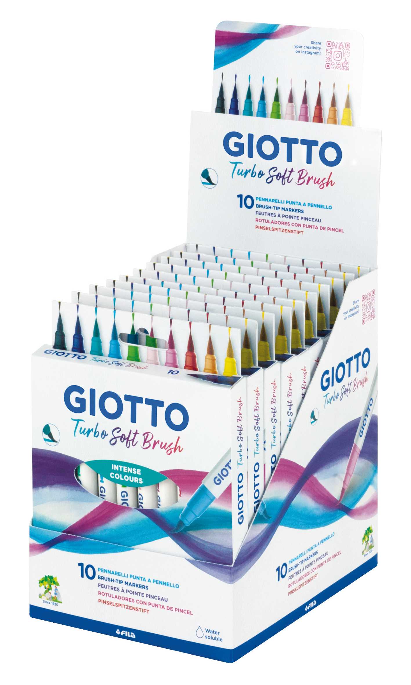 GIOTTO Turbo Soft Brush ecsetfilc készlet - 10 db