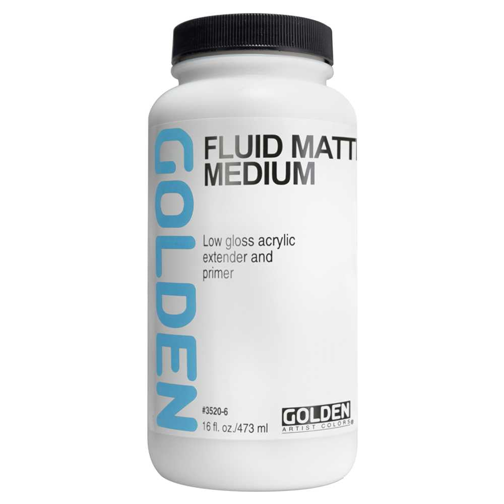 GOLDEN Fluid Matte Medium folyékony matt akril médium