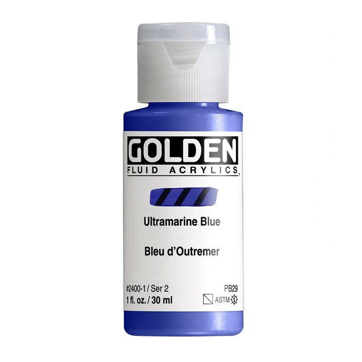 GOLDEN folyékony akrilfesték 30 ml – 2400 ultramarin kék