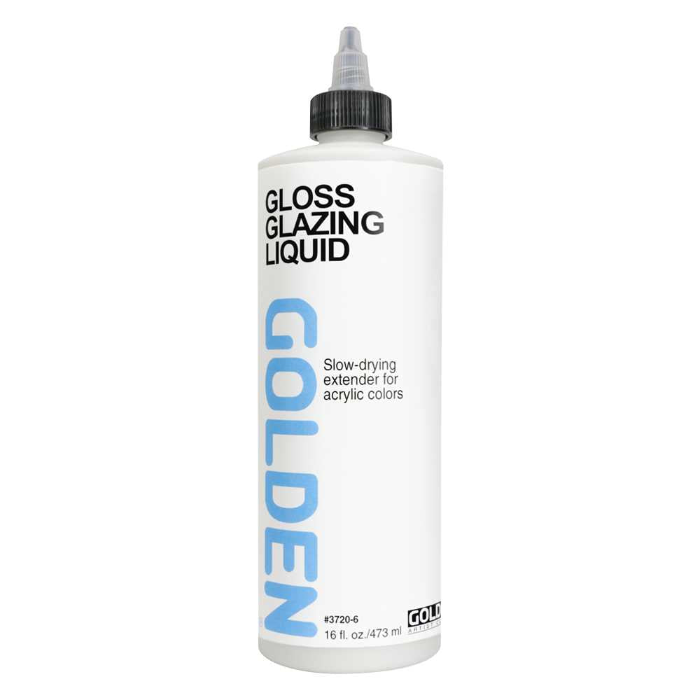 GOLDEN Gloss Glazing Liquid folyékony fényes médium akril lazúrokhoz