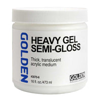 GOLDEN Heavy Gel Semi-Gloss sűrű akril gél selyemfényű