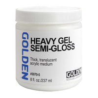 GOLDEN Heavy Gel Semi-Gloss sűrű akril gél selyemfényű