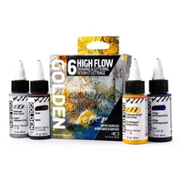 Golden High Flow Drawing & Lettering akrilfesték készlet 6 x 30 ml
