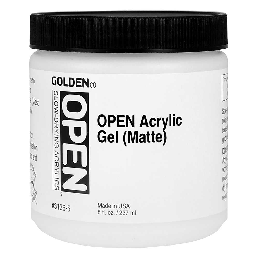 GOLDEN Open Acrylic Gel Matte lassan száradó matt akril gél 237 ml