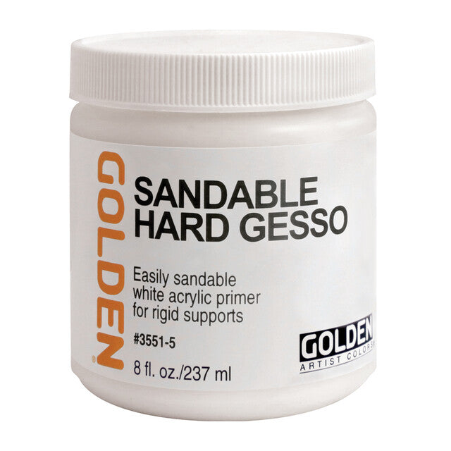 GOLDEN Sandable Hard Gesso fehér csiszolható akril gesso