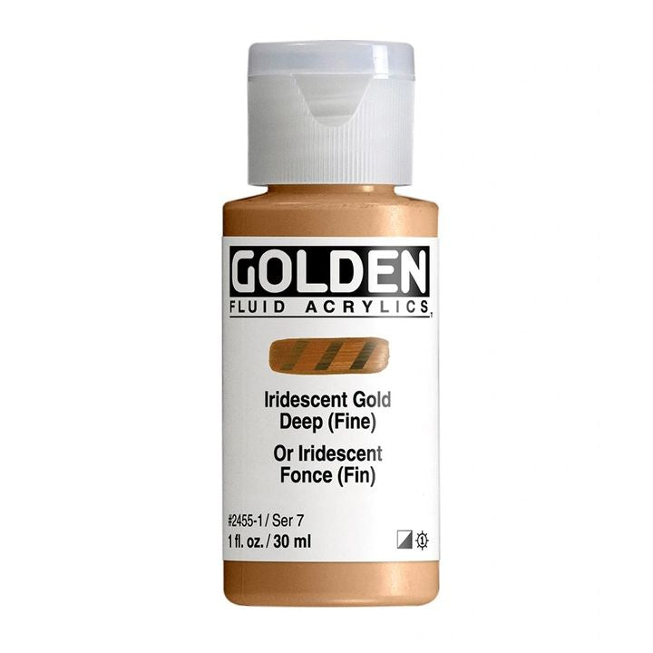 GOLDEN Fluid Irizáló akrilfesték 30 ml – 2450 bronz