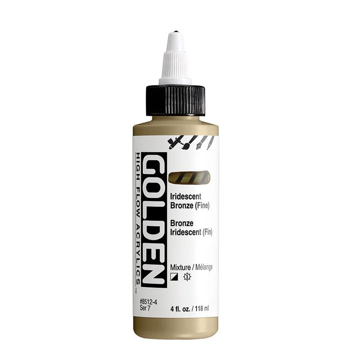 GOLDEN High Flow Irizáló akrilfesték 118 ml – 8511 Élénk Arany Finom