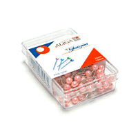 Gombostűk színes gyöngyökkel 22 mm / 100 db