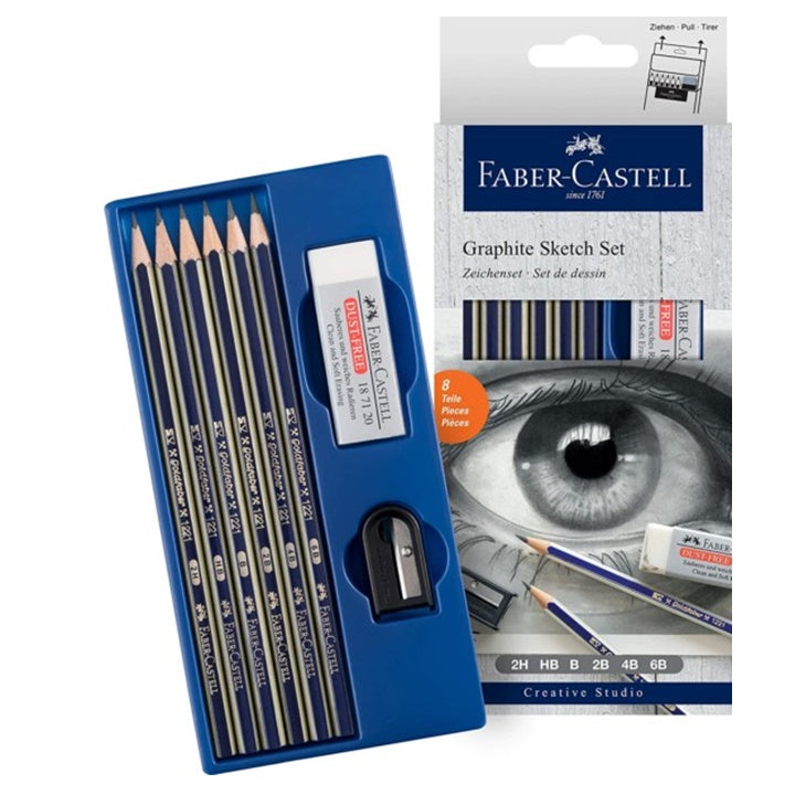 Grafit szett Faber-Castell - 7 db