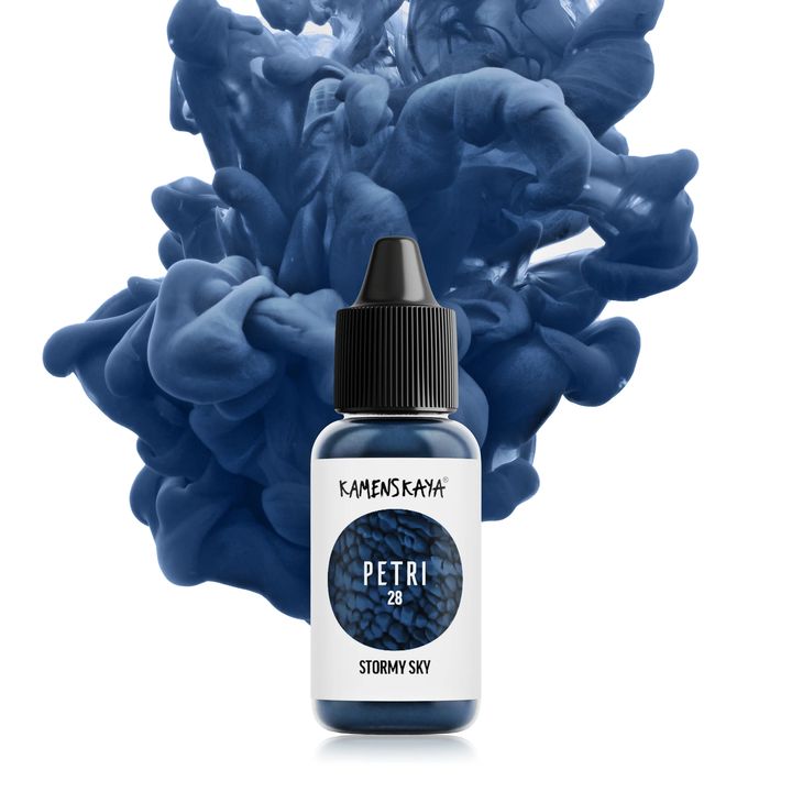 Gyanta tinták KAMENSKAYA PETRI 15ml – Petri 23 búzavirágkék