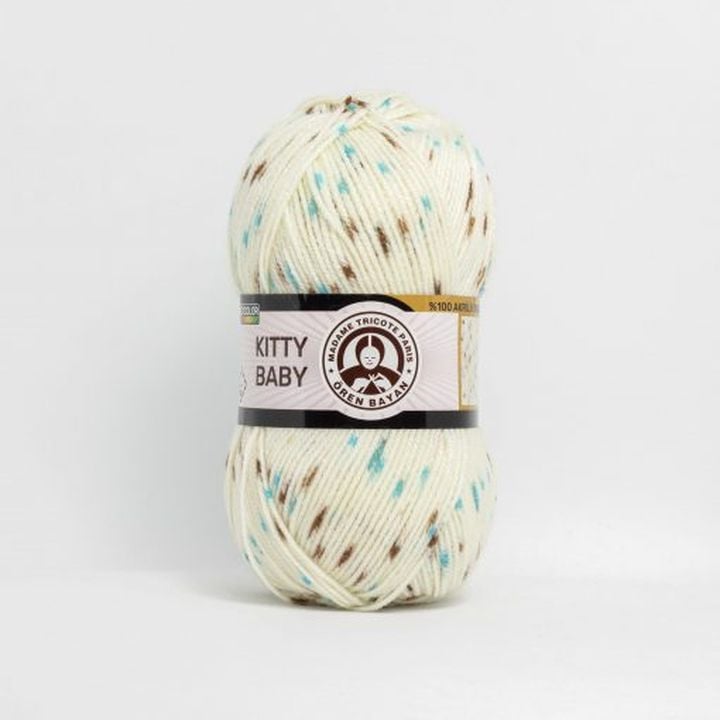 Gyapjú gyerekeknek Madame Tricote Paris Kitty Baby 100 g (1)