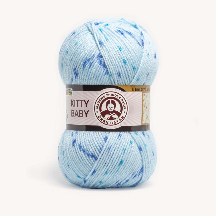 Gyapjú gyerekeknek Madame Tricote Paris Kitty Baby 100 g (10)