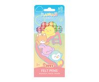 Gyerek filctoll JOVI Kawaii / 8 db-os készlet - 3 mm