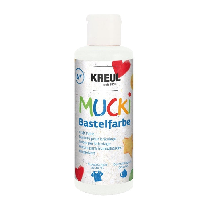 Gyermek művészi festék MUCKI 80 ml - Sárga