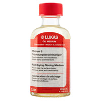 Gyorsan száradó fényes olajfesték médium LUKAS Medium 3 125 ml