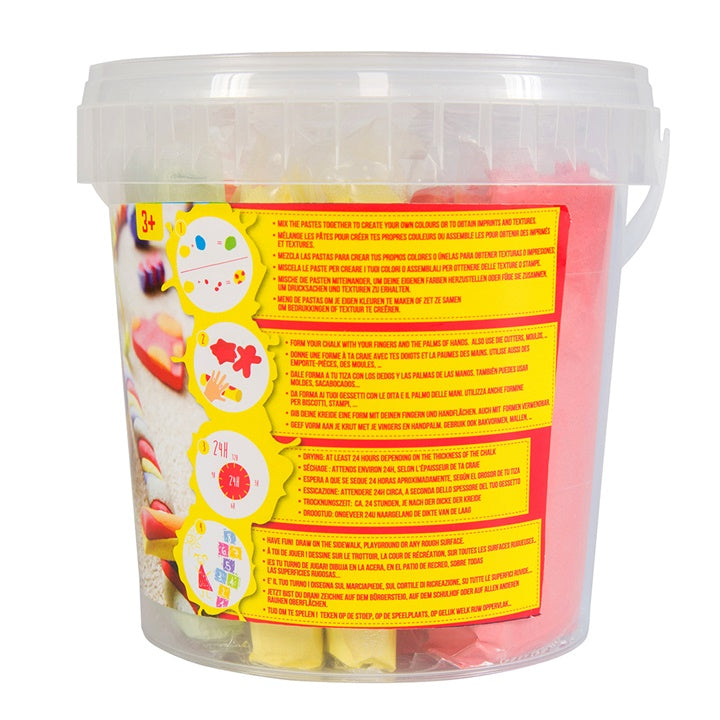Gyurma krétakészítéshez vödörben 10 x 110 g (2)