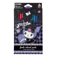 Háromszögletű színes ceruzák Colorino JUMBO Kuromi, 12 szín