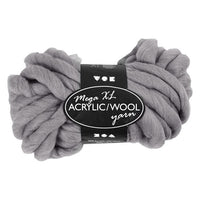 Horgolófonal - masszív 300 g - szürke