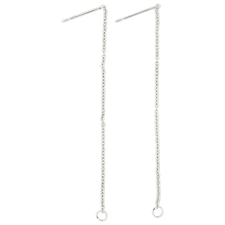 Hosszú piercing fülbevaló hurokkal