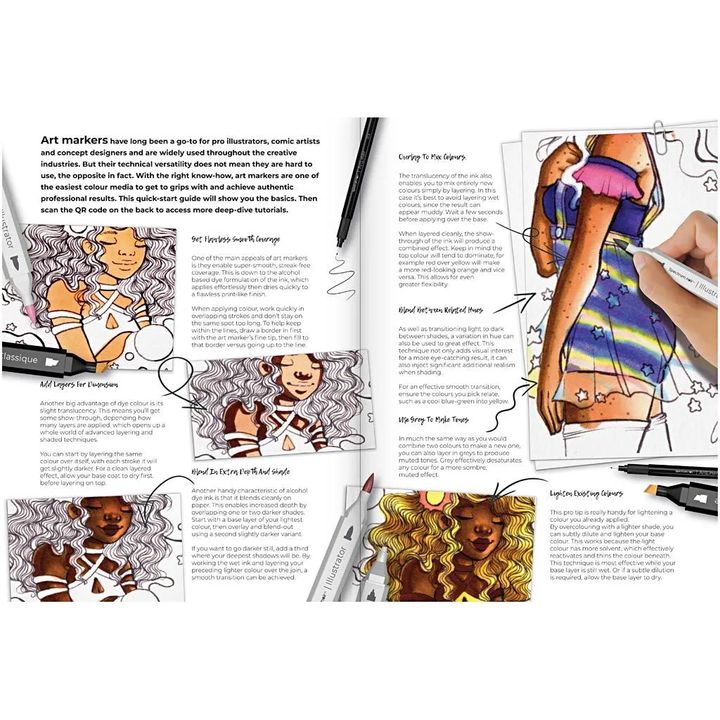 Illusztrációs művészeti készlet ADVENTURES IN COLOURING (3)
