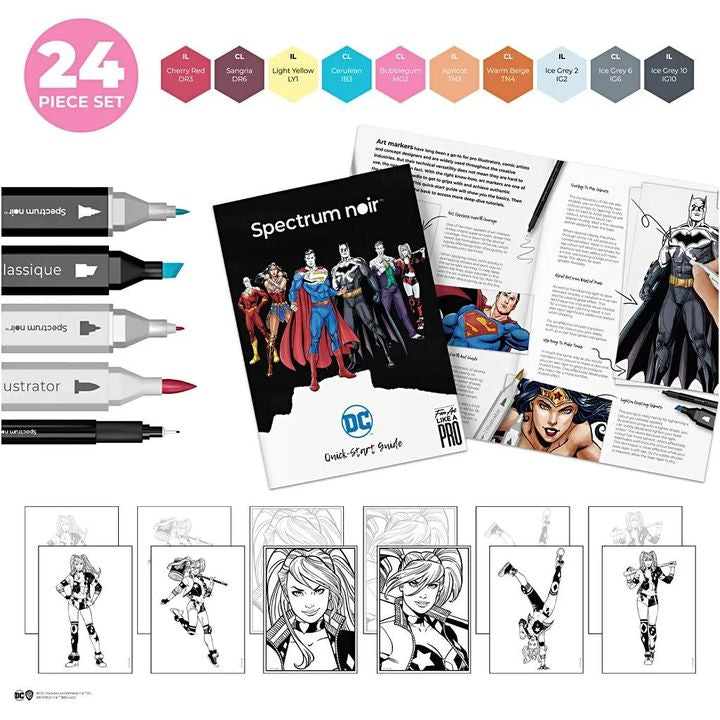 Illusztrációs művészeti készlet HARLEY QUINN (2)