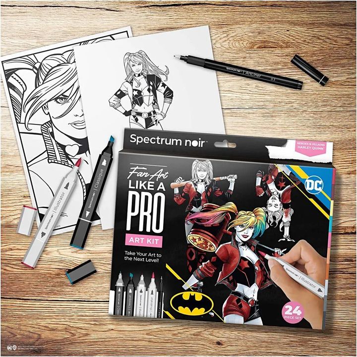 Illusztrációs művészeti készlet HARLEY QUINN (4)