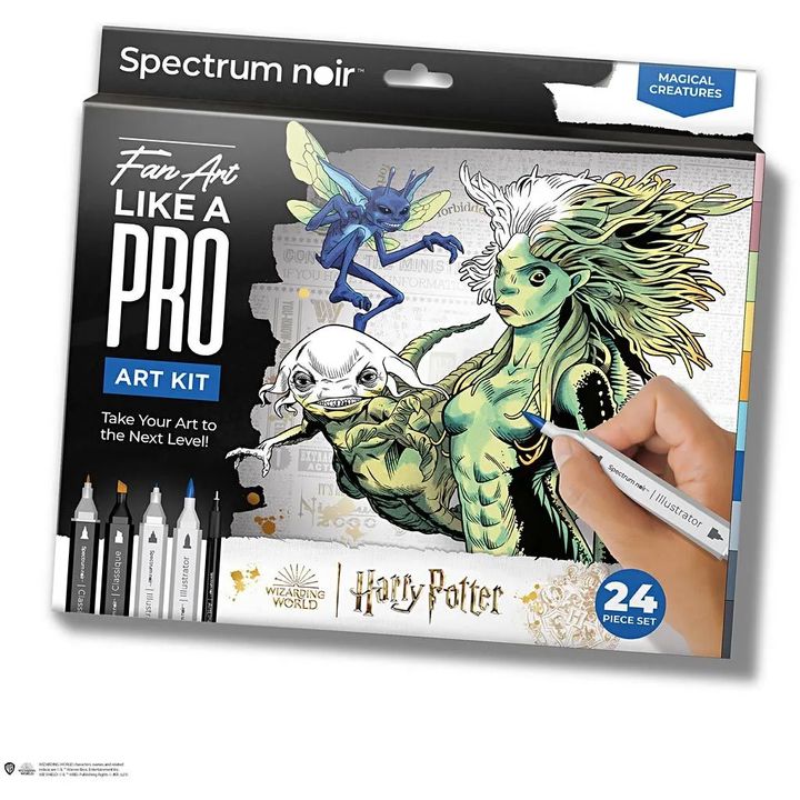 Illusztrációs művészeti készlet HARRY POTTER: MAGICAL CREATURES (1)