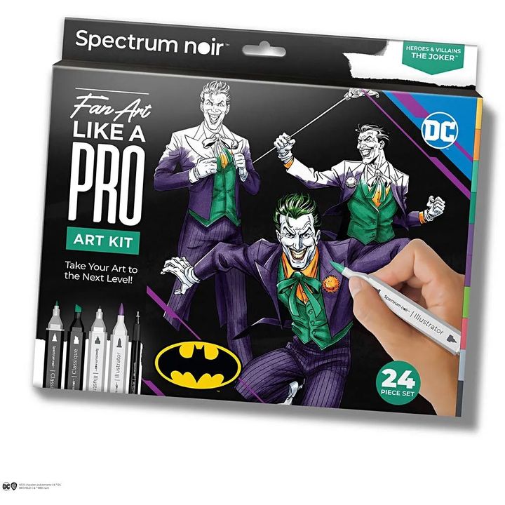 Illusztrációs művészeti készlet HEROES AND VILLAINS : THE JOKER (1)