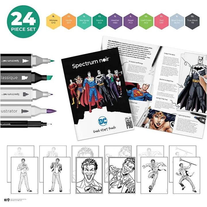 Illusztrációs művészeti készlet HEROES AND VILLAINS : THE JOKER (2)