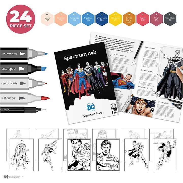 Illusztrációs művészeti készlet SUPERMAN (2)