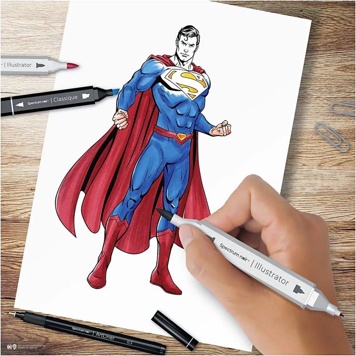 Illusztrációs művészeti készlet SUPERMAN (3)