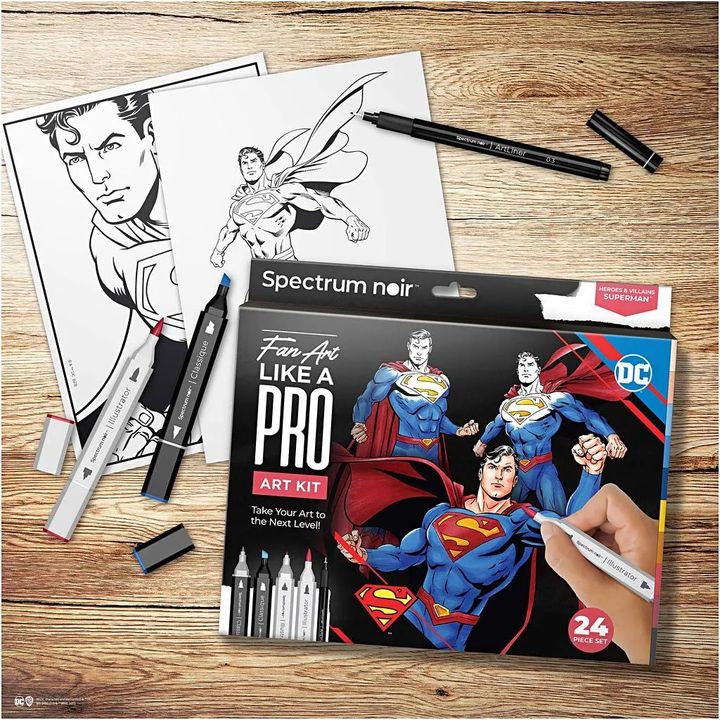 Illusztrációs művészeti készlet SUPERMAN (4)